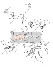 Lenker, Top-Yoke & Spiegel