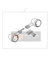 Kit d'indicateurs LED, D64, moyen, câble de 120