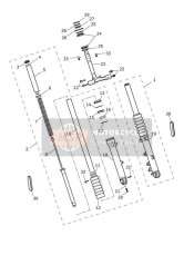 Front Forks & Lower Yoke