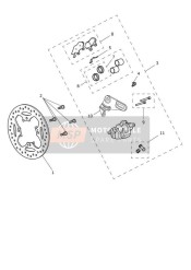 Rear Brake Caliper & Disc
