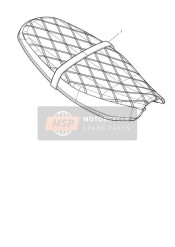 Seat Assembly, Quilted, Black