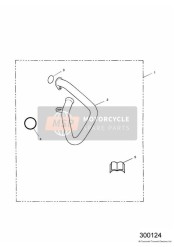 Kit de tuyau de pompe à eau chromé