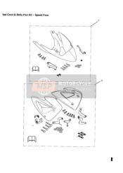Radverkleidungs- und Bauchpfannen-Kit