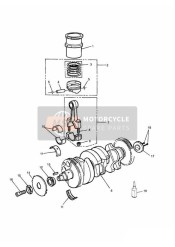 Bielle de vilebrequin, pistons et chemises de cylindre
