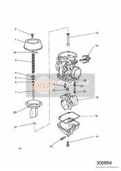 Carburateuronderdelen Carburateurmontage T1240194