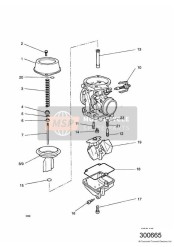 Carburateuronderdelen Carburateurmontages T1240932 En T1240640