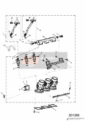 Manopole di accelerazione, iniettori e tubo carburante 71698