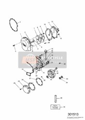Coperture motore color argento per motori a 4 cilindri
