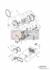Coperture del motore a 3 cilindri in colore argento