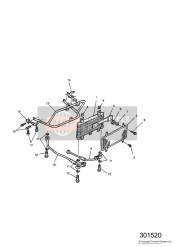 Radiatore dell'olio per motori a 4 cilindri