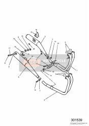 Sistema di scarico per motori a 4 cilindri