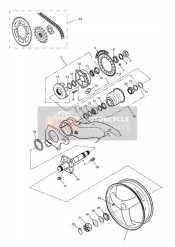 AchterwielEindaandrijving Enkelzijdige swingarm