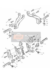 T2080819, Return Spring, Footrest, Triumph, 2