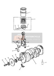 Bielle de vilebrequin, pistons et chemises de cylindre