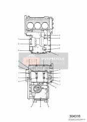 Fissaggi carter motore 9872