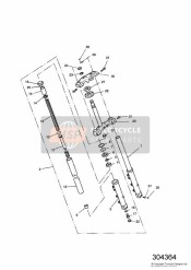 Forcella anteriore e teste di sterzo 44302