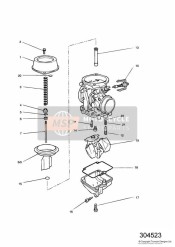 Pièces de carburateur 3 Cyl Carb Assy T1240635