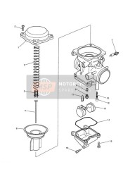 Pièces de carburateur assemblage de carburateur 3 cylindres T1240650
