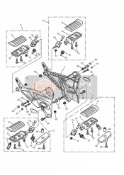 Repose-pieds et fixations 55072