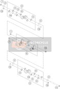55530044000, Collar Nut M10-SW13 Znni, GasGas, 0