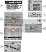 TECHNIC INFORMATION STICKER