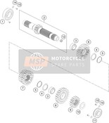 TRANSMISSION I - MAIN SHAFT