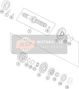 TRANSMISSION I - MAIN SHAFT