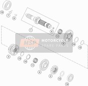 TRANSMISSION I - MAIN SHAFT