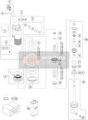 SHOCK ABSORBER DISASSEMBLED