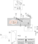 78003035100, Steering Lock, GasGas, 1