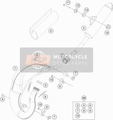 0024060156, Hh Collar Screw M6X15 TX30, GasGas, 0