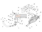 2B006578, Rear Exhaust Pipe, Piaggio, 0