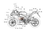 2H004435, Etiqueta, Piaggio, 0