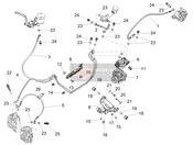 2B006807, Halterung, Piaggio, 1