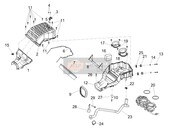 2B006531, Verschluss Luftfilter, Piaggio, 0