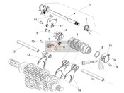 Getriebekasten/Wählhebel/Schaltwalze