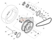 2B007581, Ball Bearing 20X47X14, Piaggio, 0