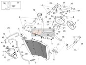 2B008321, Water PUMP-RADIATOR Pipe, Piaggio, 0
