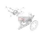 Bremssattel hinten