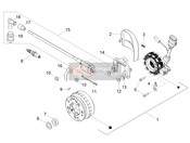 1B003793, Copertura Bobina, Piaggio, 0