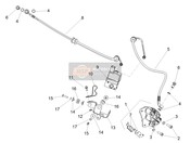 Bremsleitungen vorne-Bremssattel vorne