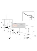 4A000002, Bremshebel, Piaggio, 1