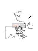 Front brake piping-front brake caliper