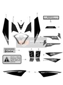 2H002046, Aufkleber, Castrol, Piaggio, 0