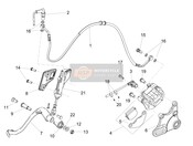 Rear brake system