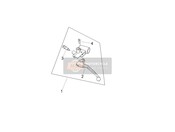 1C004257, Muffe Mit Hebel Hinterra, Piaggio, 2