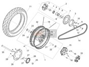Roue arrière