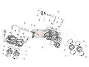 1A019475, Front Throttle Body Assy, Piaggio, 0
