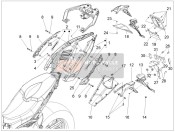 894899, Support Plaque, Piaggio, 2