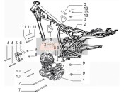 RB000650, Schraubbolzen, M10X1.25, Piaggio, 0